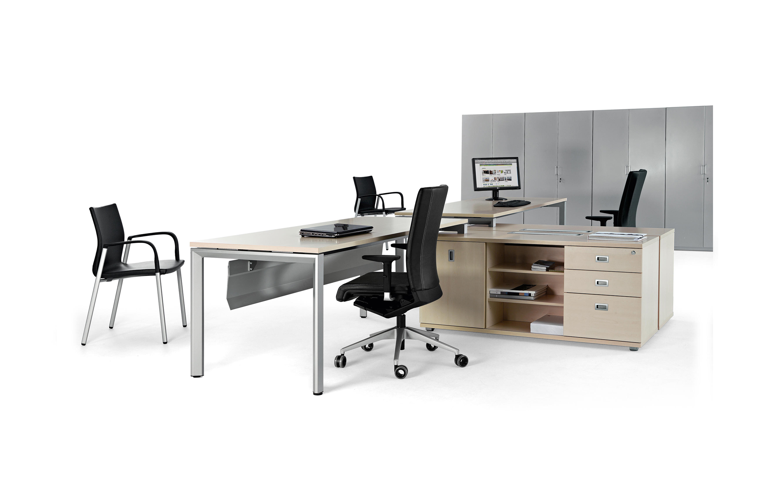 办公屏风|办公屏风系统|办公家具|设计师家具|VITAL PLUS ST员工桌系列