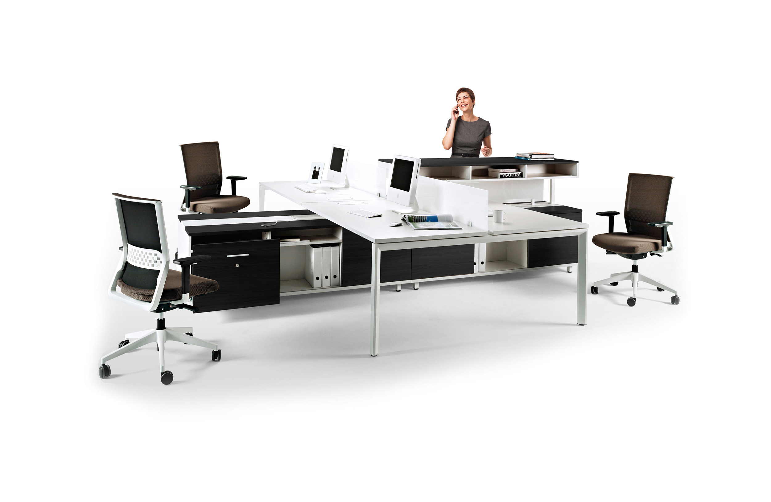 办公屏风|办公屏风系统|办公家具|设计师家具|VITAL PLUS ST员工桌系列