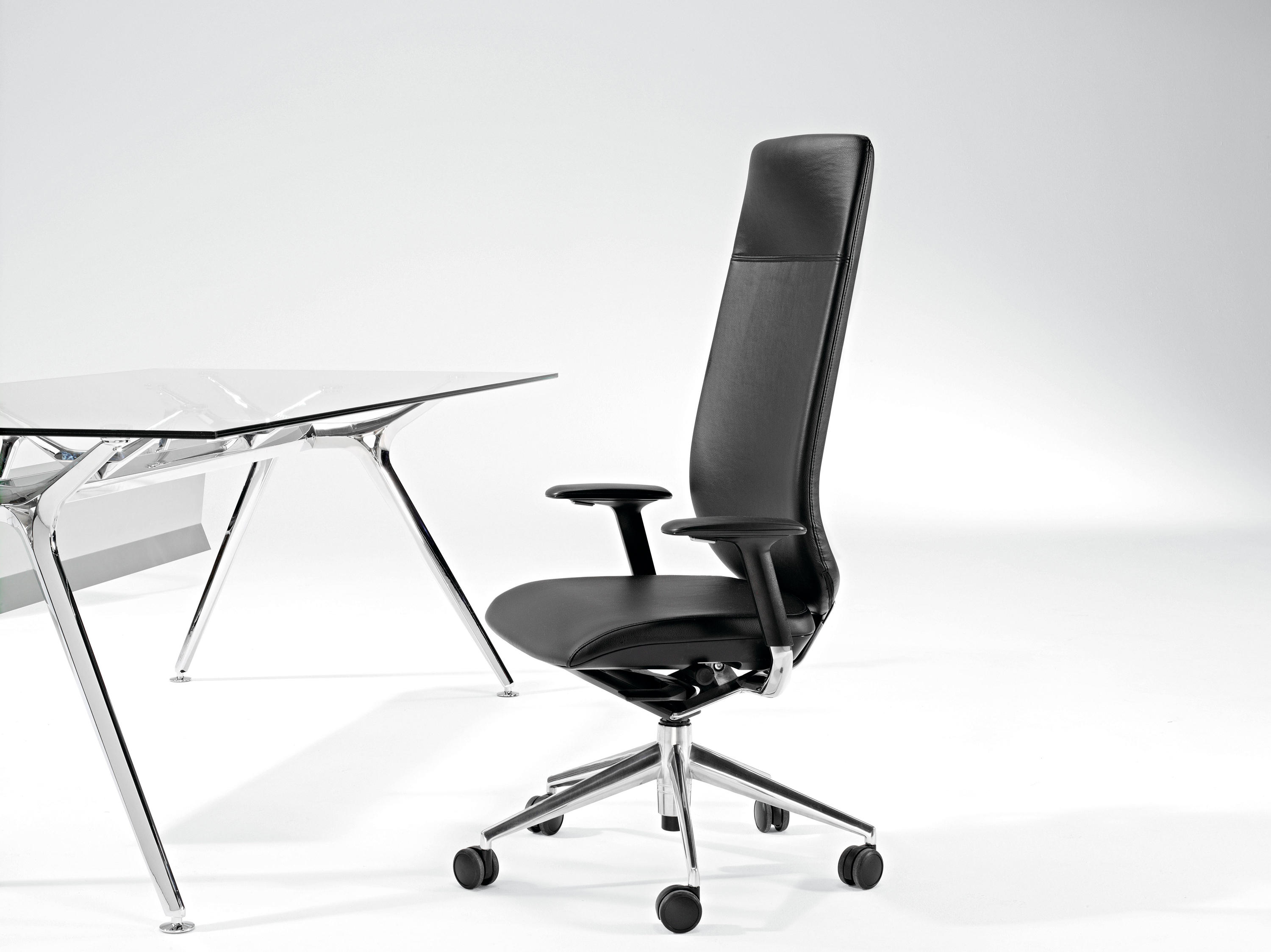 办公椅|现代真皮中班椅|办公家具|设计师家具|TNK FAMILY 大班椅系列