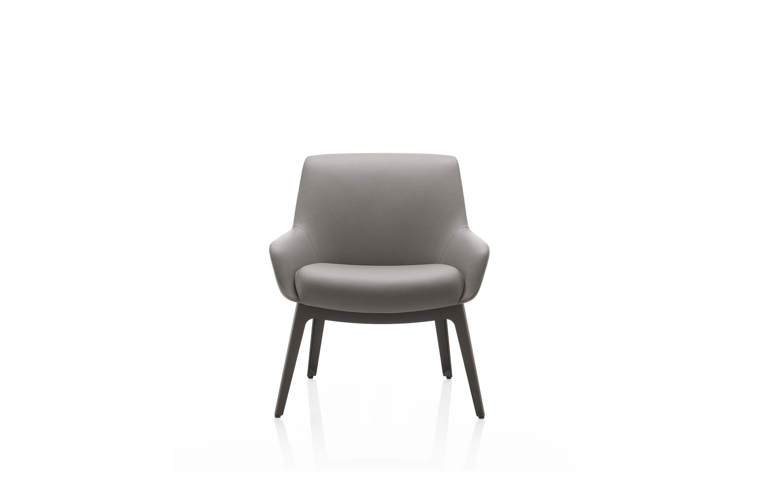 办公椅|现代真皮中班椅|办公家具|设计师家具|玛妮中班椅