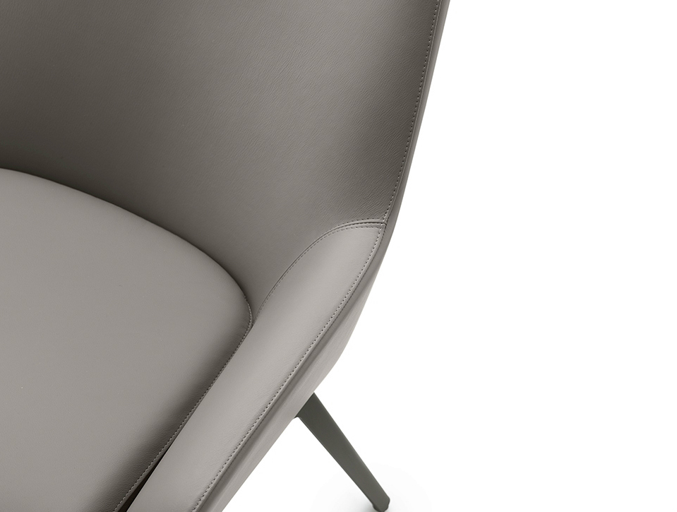 办公椅|现代真皮中班椅|办公家具|设计师家具|玛妮中班椅