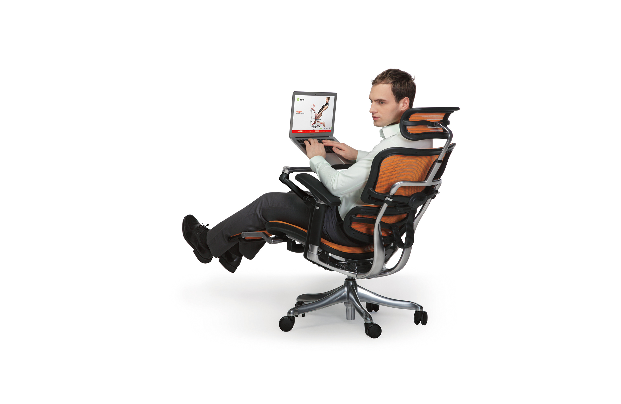 办公椅|现代真皮中班椅|办公家具|设计师家具|金豪+中班椅系列