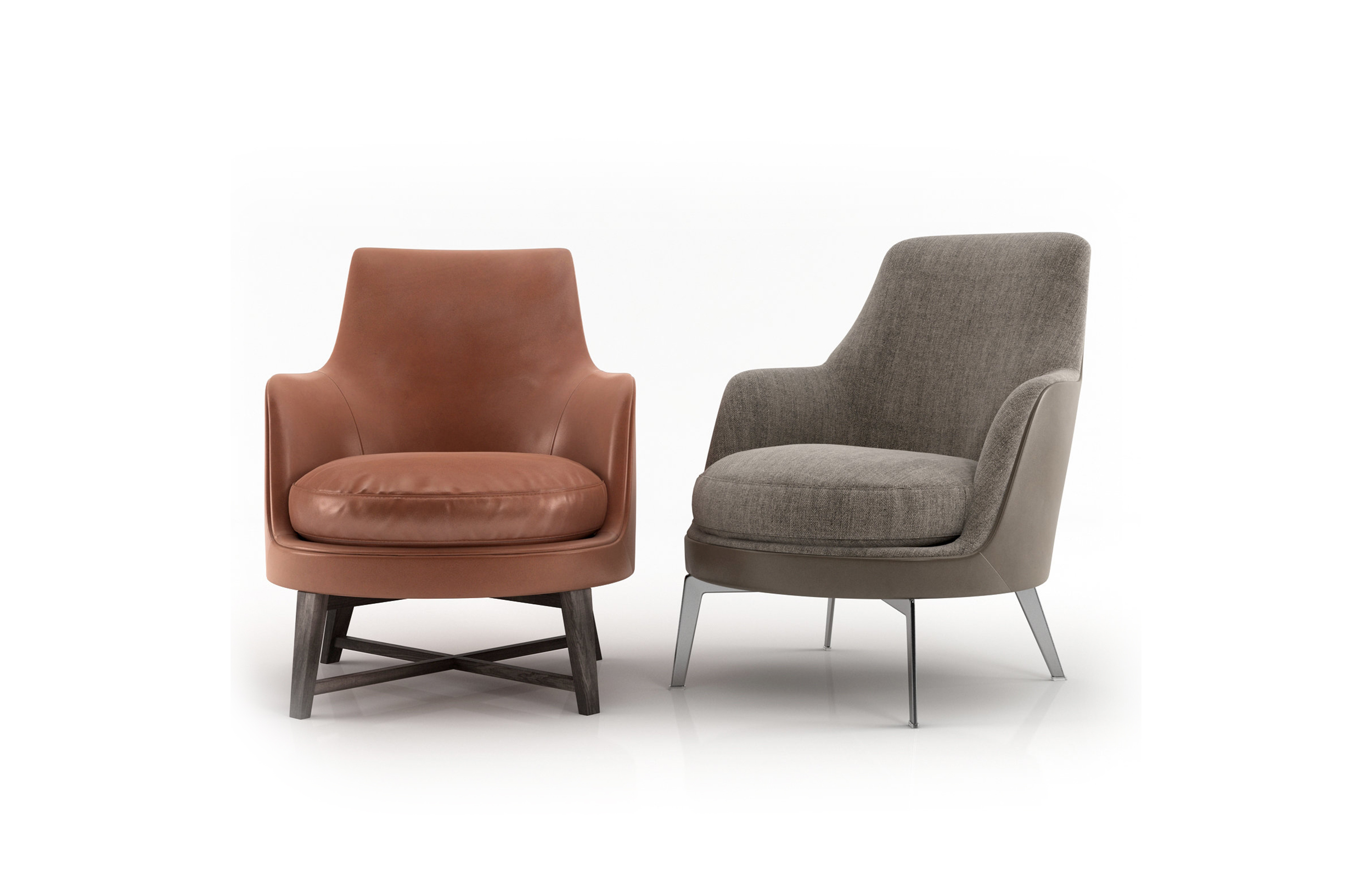 创意家具 - 坐具|休闲椅|办公家具|设计师家具|Guscio高软椅