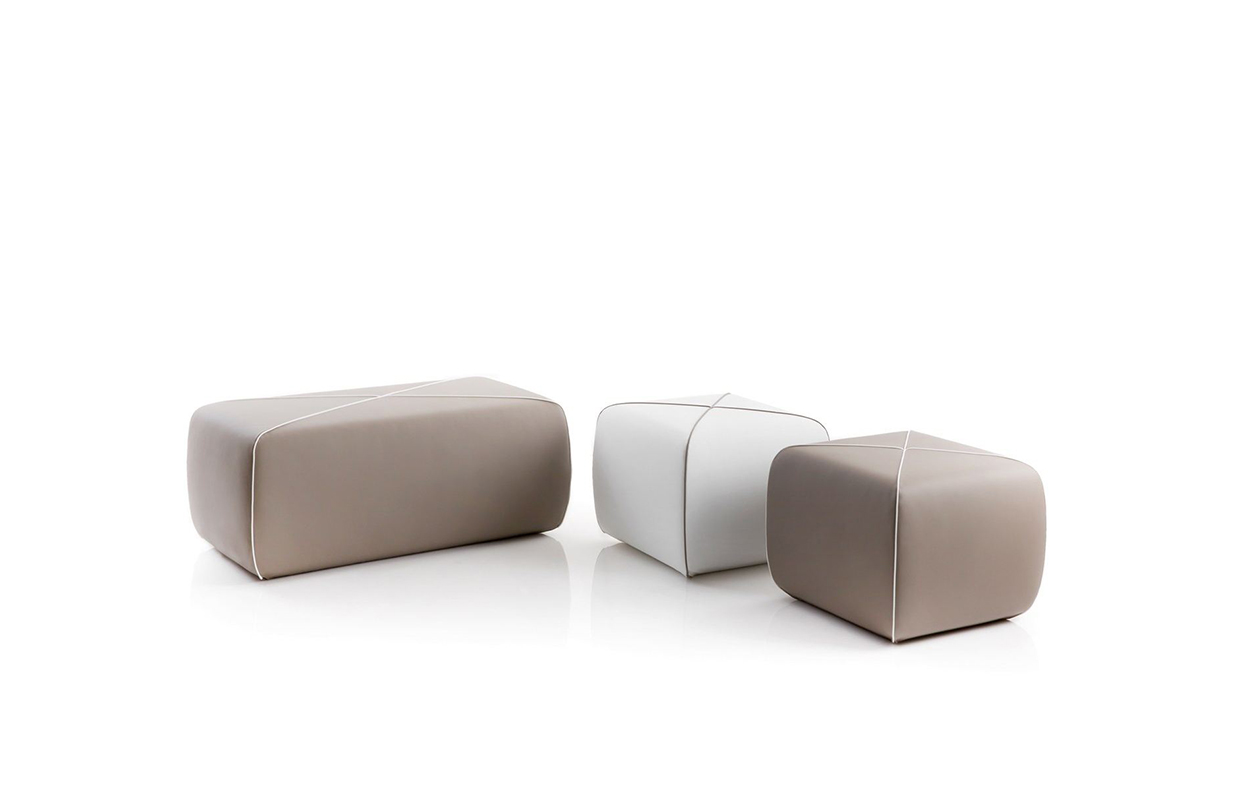 创意家具 - 坐具|吧椅/凳子|办公家具|设计师家具|交叉软垫花园墩