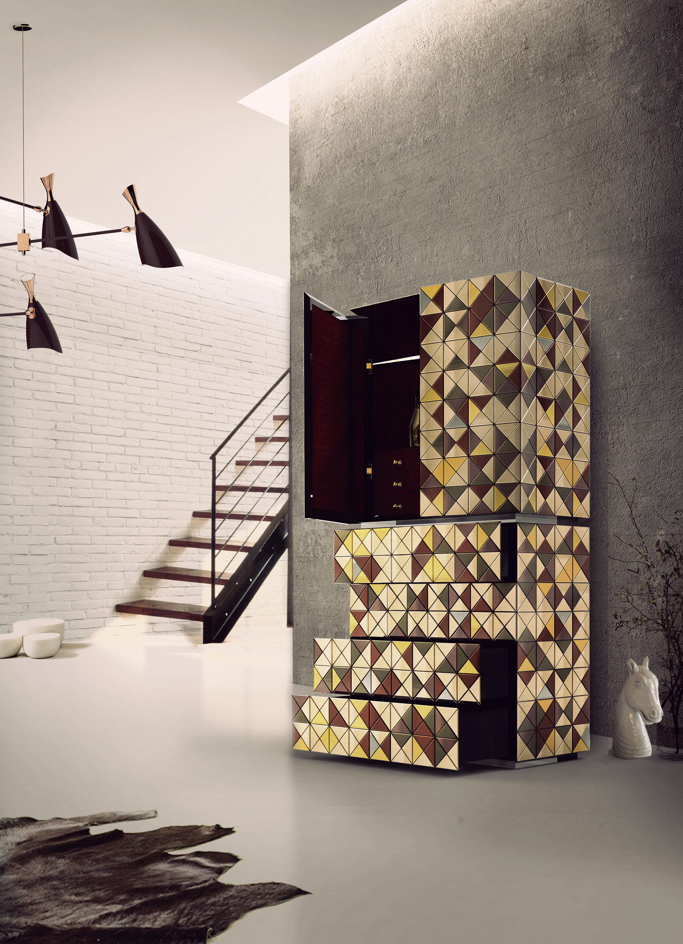 创意家具 - 储物|装饰架|办公家具|设计师家具|像素柜